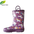 Kids Rubber Boots With Printed Elements